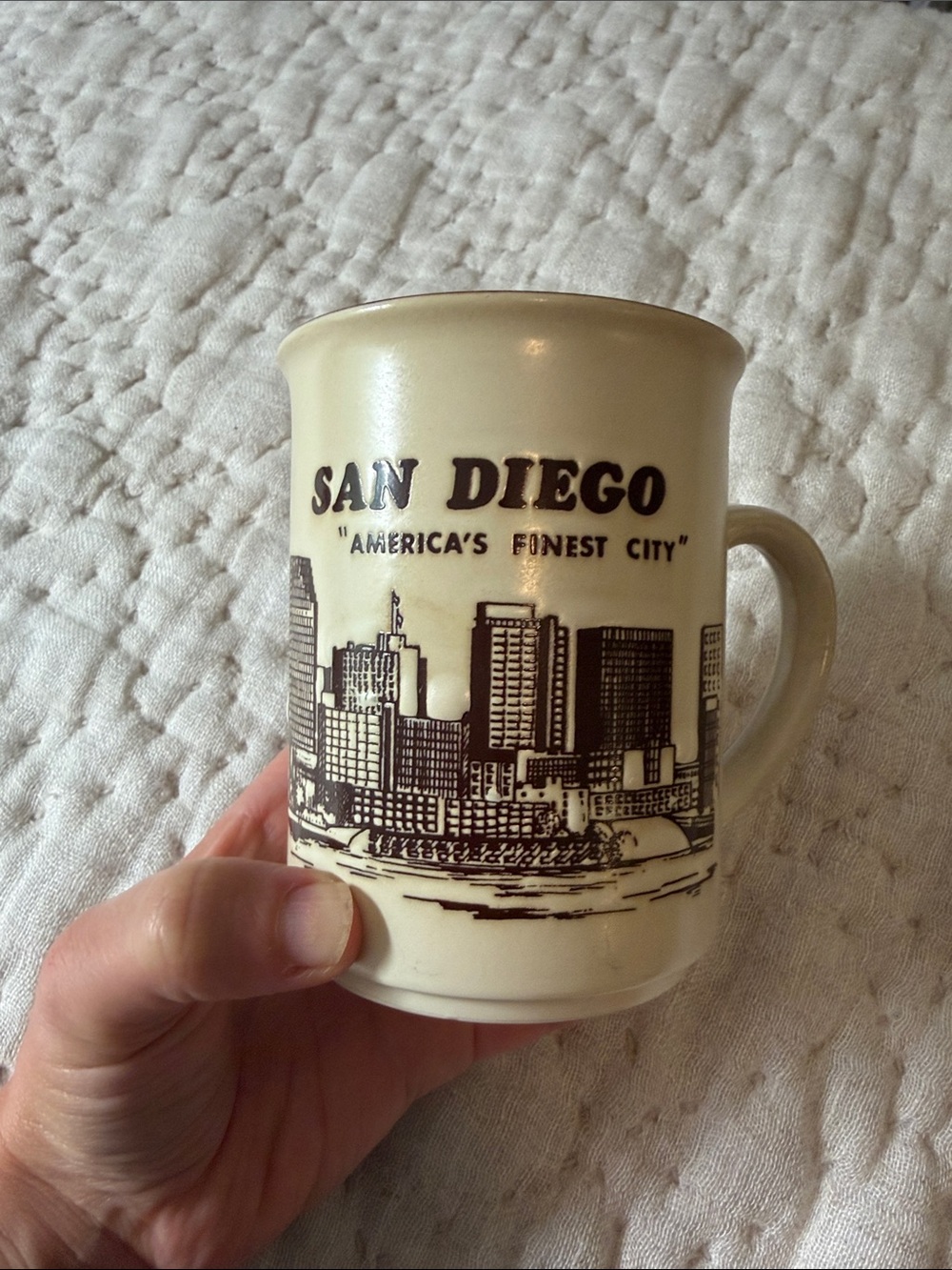 Vintage San Diego Skyline Mug - Rare!